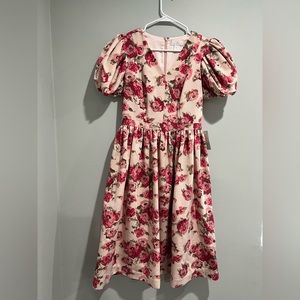 NWT Rachel Parcell Pink Smoke Fit and Flare Floral Dress Sz Small
